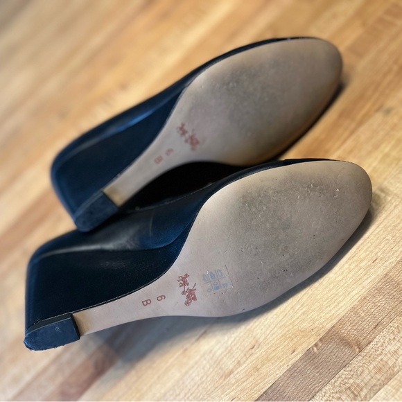 Coach Black Patent Leather Heels - Picture 5 of 5